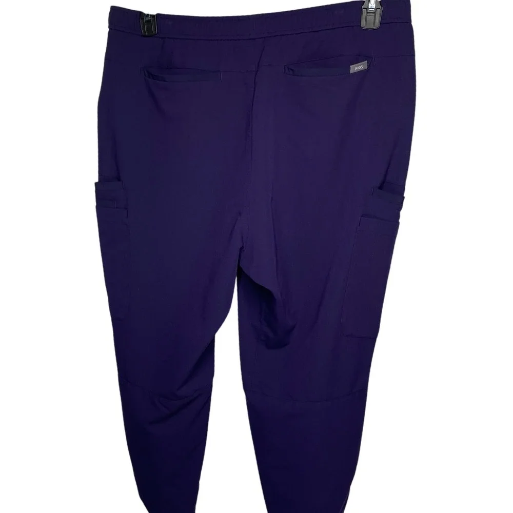 FIGS Men's Technical Collection Tansen Jogger Cargo Scrub Pants XXL Purple Jam